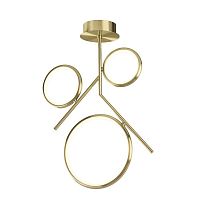 подвесная светодиодная люстра mantra olimpia oro 6581 золото в Махачкале