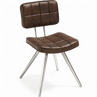 стул lola seat pu brown ножки из нержаеющей стали c589u09 от la forma (ex julia grup) в Махачкале