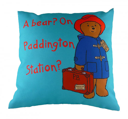 подушка с принтом paddington bear blue в Махачкале