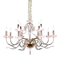 подвесная люстра omnilux muntiggioni oml-70413-12 розовая в Махачкале