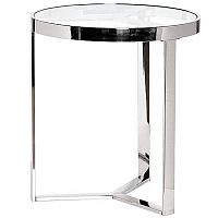 стол журнальный bridge chrome 50*55см хром в Махачкале