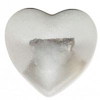 фигурка сердечко 7,6х7,1х4,6 серебряное в Махачкале