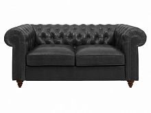 диван chester classic двухместный прямой серый в Махачкале
