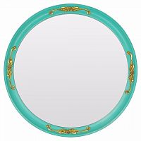 зеркало круглое бирюзовое с золотым декором for the princess в Махачкале