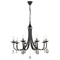 подвесная люстра arte lamp dallas a8540lm-8bk черная в Махачкале