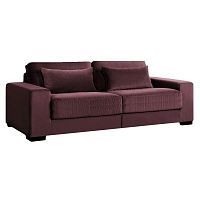 диван lotos violet раскладной прямой бордовый в Махачкале