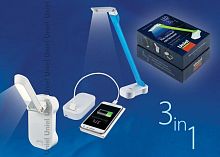 настольная лампа (ul-00000795) uniel tld-530 blue-white/led/200lm/6400k/pb в Махачкале