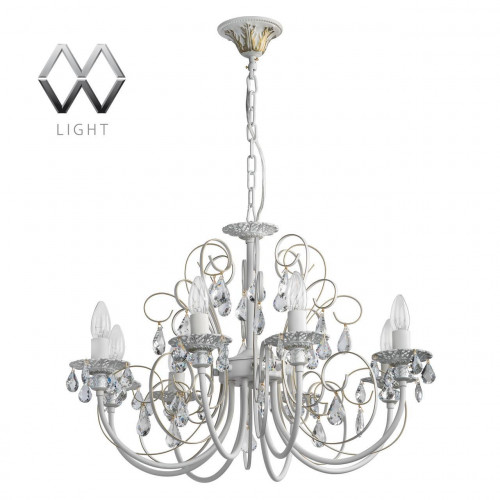 подвесная люстра mw-light свеча 301015308 белая в Махачкале