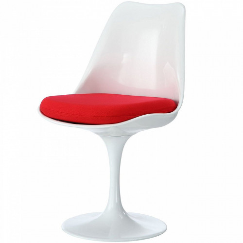 стул eero saarinen style tulip chair красная подушка в Махачкале