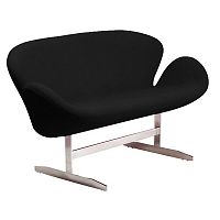 диван swan sofa прямой черный в Махачкале