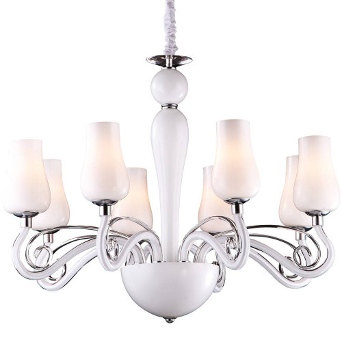 подвесная люстра arte lamp biancaneve a8110lm-8wh в Махачкале