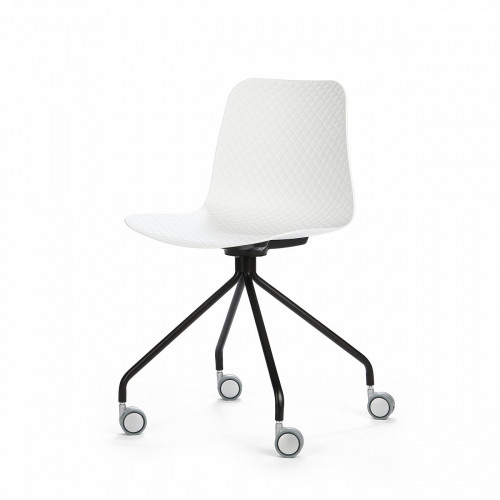 стул glide на колесиках белый в Махачкале