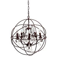 люстра foucault's orb crystal (64*60*50) коричневая в Махачкале