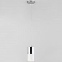 подвесной светильник eurosvet mini topper 50146/1 хром/белый в Махачкале