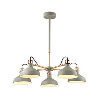 подвесная люстра odeon light lurdi 3330/5 серая в Махачкале
