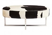оттоманка cowhide черно-белая в Махачкале