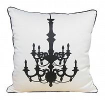 подушка с рисунком канделябра chandelier white в Махачкале