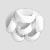 потолочная светодиодная люстра ambrella light orbital cloud fc12/6 wh 120w d650 в Махачкале