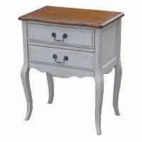 прикроватная тумба mobilier de maison белая, коричневая в Махачкале