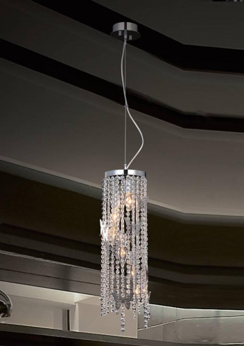 подвесной светильник crystal lux bloom sp chrome в Махачкале