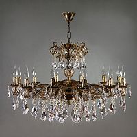 подвесная люстра ambiente leon 2128/12 pb new leaf бронза в Махачкале