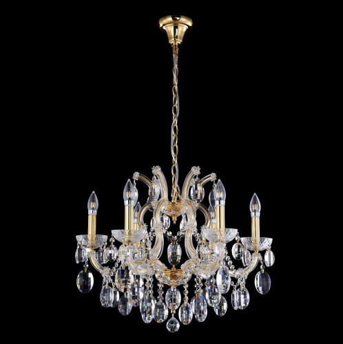 подвесная люстра crystal lux hollywood sp6 gold в Махачкале