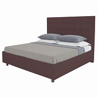 кровать большая 200х200 royal black коричневая в Махачкале