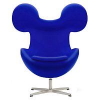 кресло egg mickey синее в Махачкале