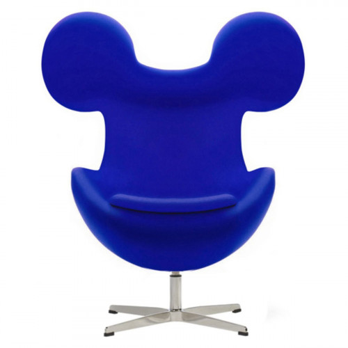 кресло egg mickey синее в Махачкале