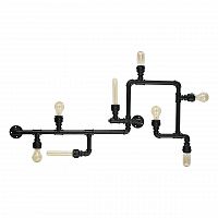 потолочная люстра ideal lux plumber pl8 nero в Махачкале