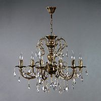 подвесная люстра ambiente alicante 8888/6 pb tear drop в Махачкале