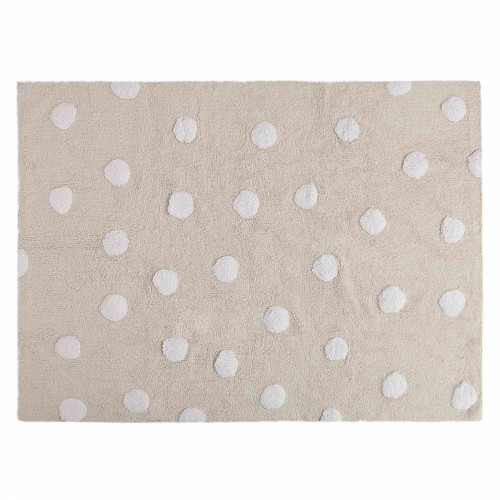 ковер polka dots бежевый-белый в Махачкале