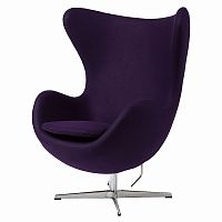 кресло egg chair темно-фиолетовое в Махачкале