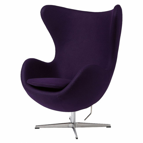 кресло egg chair темно-фиолетовое в Махачкале