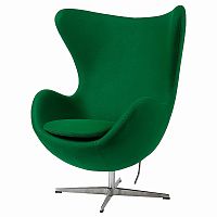 кресло egg chair кашемир зеленое в Махачкале