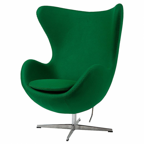 кресло egg chair кашемир зеленое в Махачкале