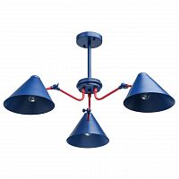 потолочная люстра mw-light чили 711011003 синяя в Махачкале