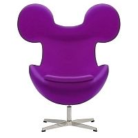кресло egg mickey фиолетовое в Махачкале